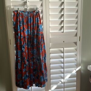 Red, blue and white the Cara Cara skirt